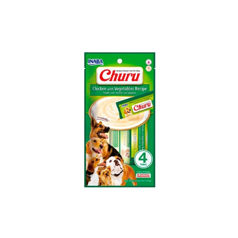 Churu Inaba For Dog X4 Tubes